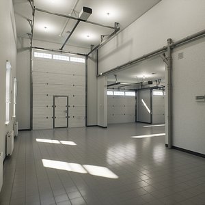 Big Home Garage Base Interior UE5