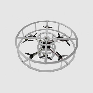 3D Circle Drone model