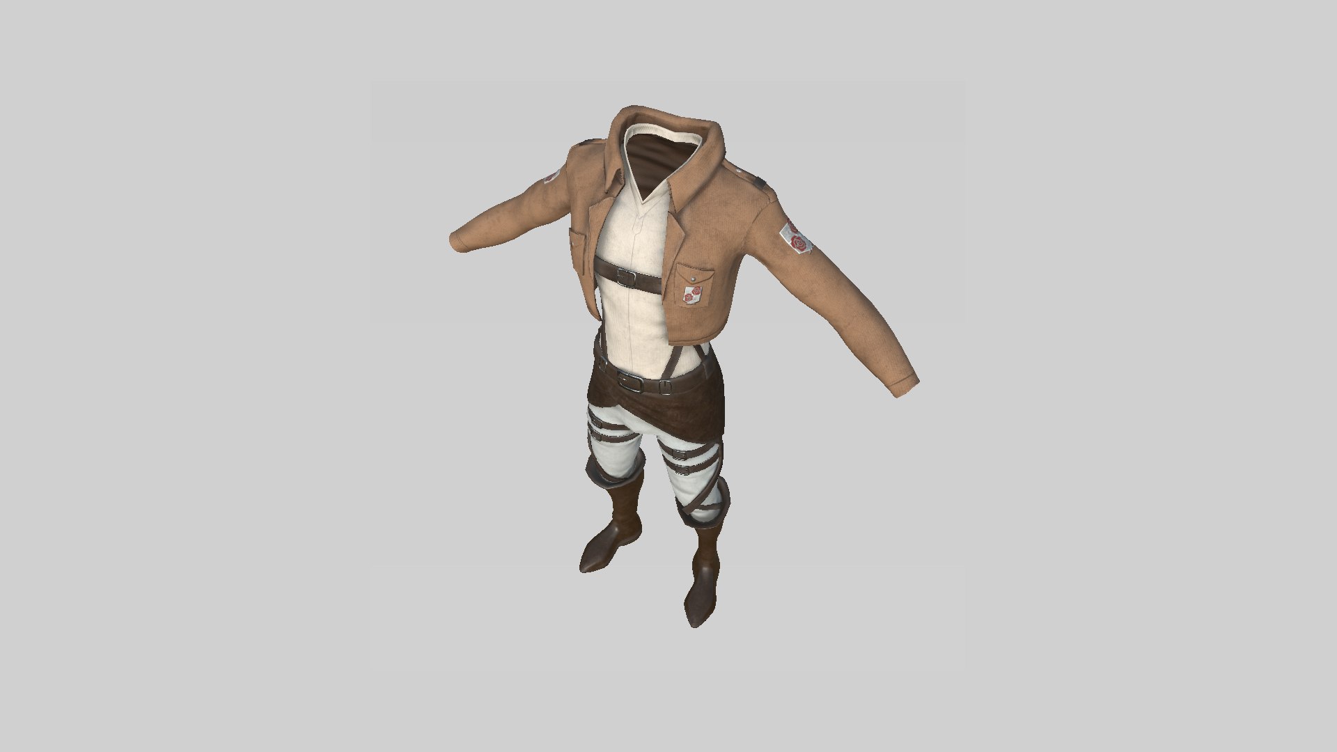 04 Attack on Titan Outfit Collection - Character Design Anime 3D model https://p.turbosquid.com/ts-thumb/cf/N5KySP/gb/r33/png/1631818819/1920x1080/fit_q87/f5a9aec4327b46d50def895976bce75567e7b010/r33.jpg