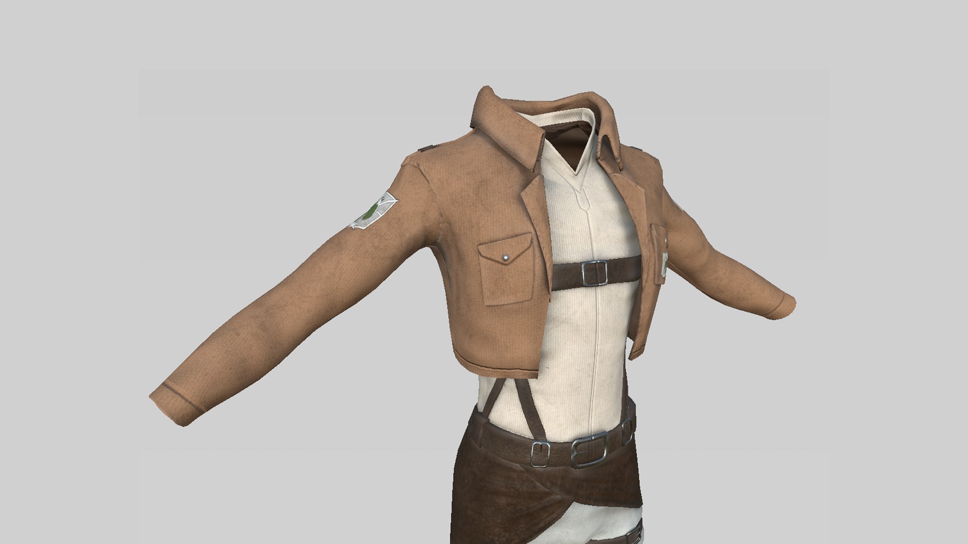 04 Attack on Titan Outfit Collection - Character Design Anime 3D model https://p.turbosquid.com/ts-thumb/cf/N5KySP/t9/r54/png/1631818823/1920x1080/fit_q87/7e46eda91c0ce99f165d3fd2d4b916a891b4cc6d/r54.jpg