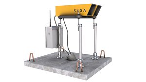 Airport Runway S4GA Indicator Lighting 3D model