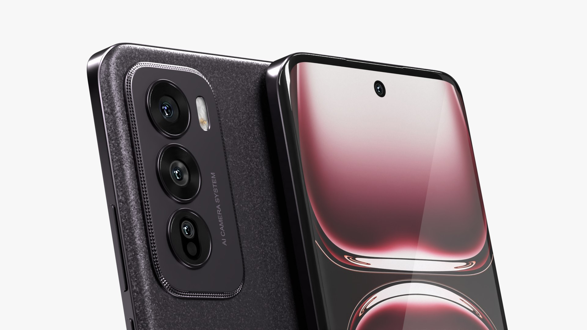 3D OPPO Reno 12 Matte Brown - TurboSquid 2248857