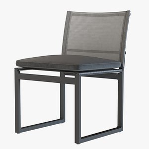 chair aegean aluminum restoration 3d max