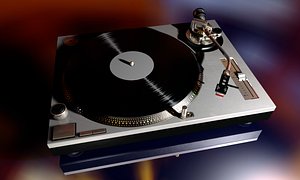 3d model technics sl-1200 dj turntable