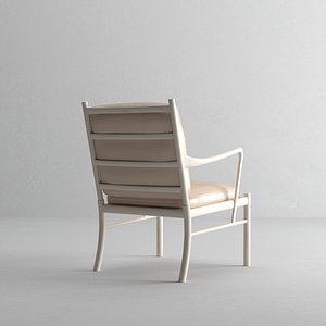 3D carl hansen colonial chair