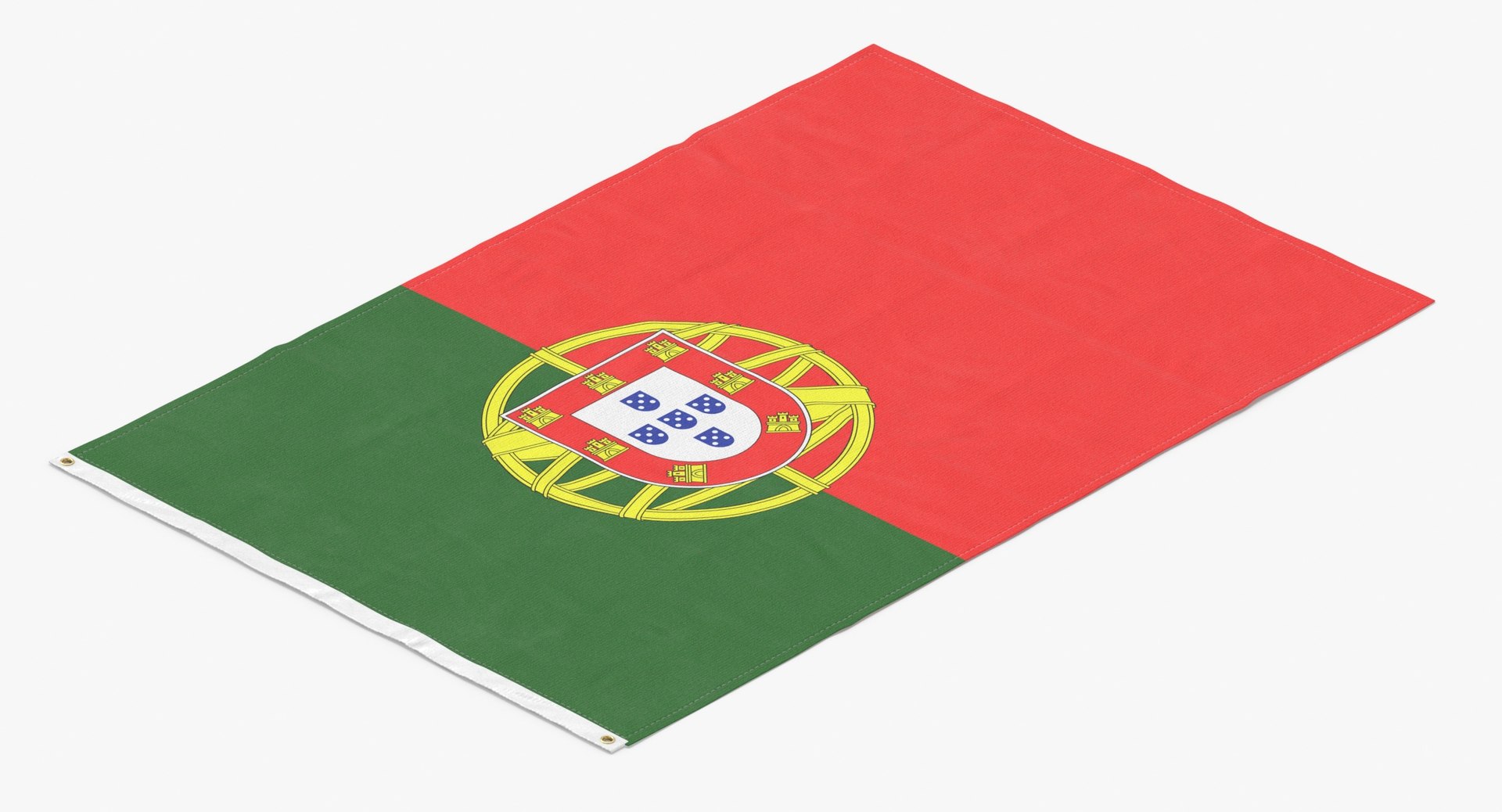 3D Flag Laying Pose Portugal Model - TurboSquid 1573984