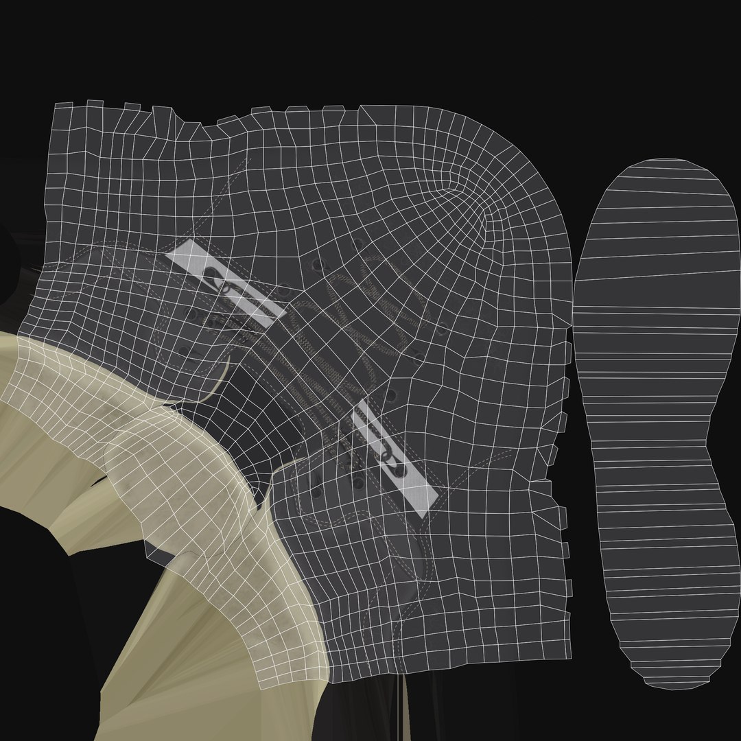 3D Boots Pbr Engine - TurboSquid 1611436