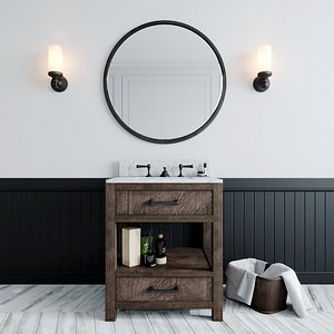 3D vanity bathroom sink