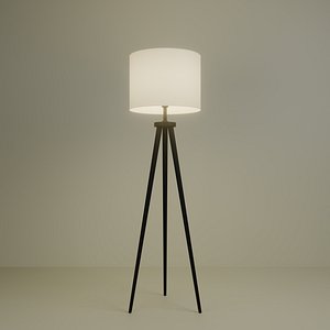 Modern Tripod Floor Lamp AR 3D model