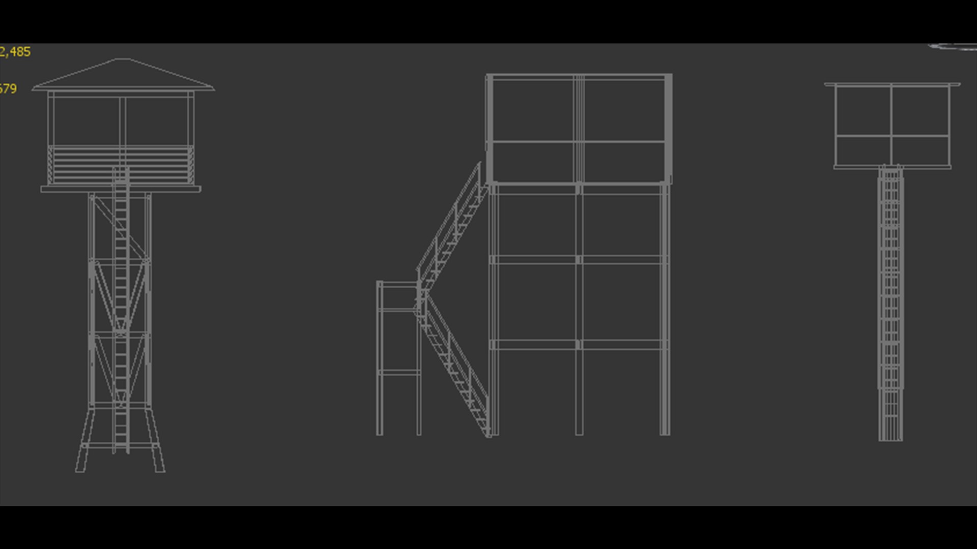 20 WATCHTOWER Model Basemesh Model - TurboSquid 2154866