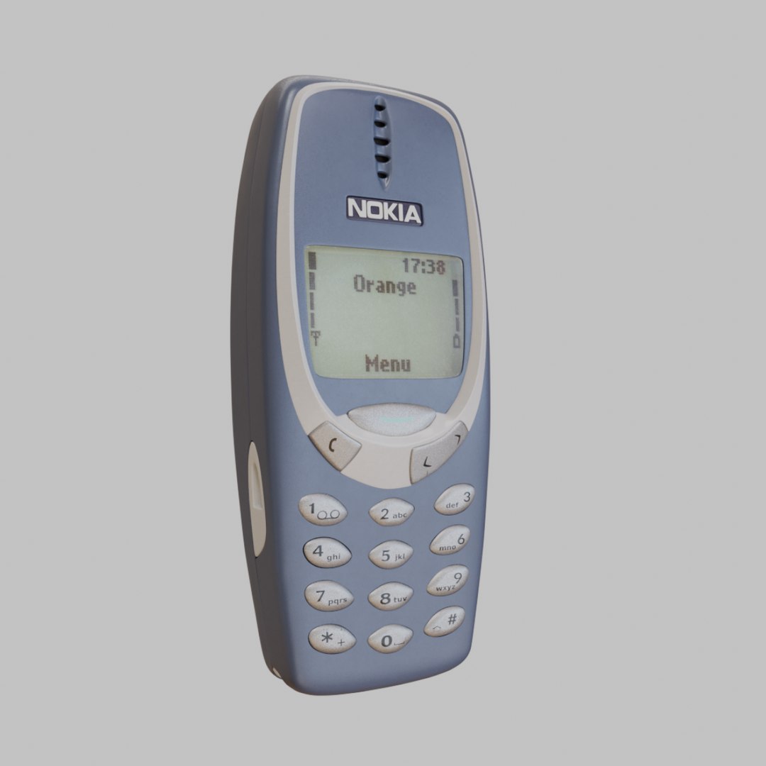 3D Nokia 3310 Classic Color Theme - TurboSquid 2210151