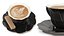 Cappuccino Cup with Cream Filled Wafer Black