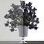 bouquet of black flowers