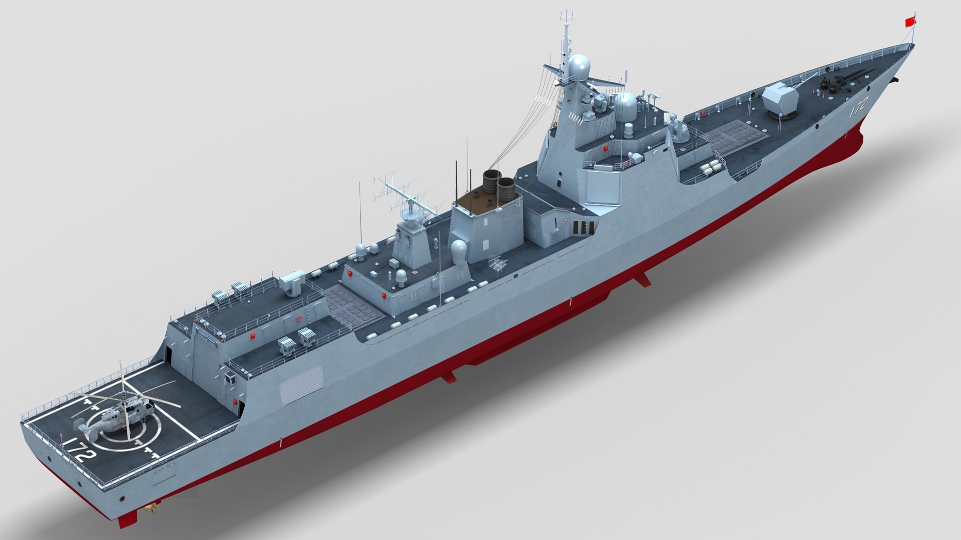 Chinese Type 052d Destroyer Model - TurboSquid 1153716