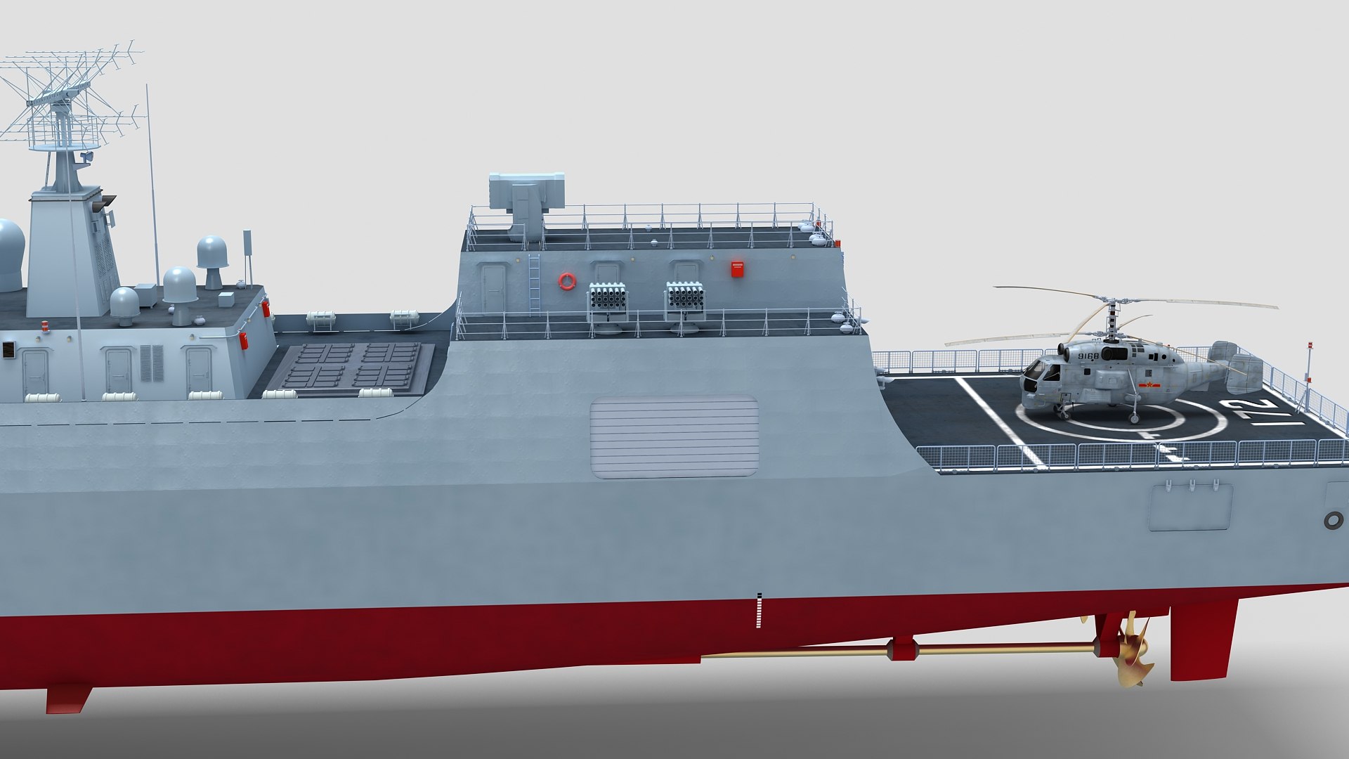 Chinese Type 052d Destroyer Model - TurboSquid 1153716