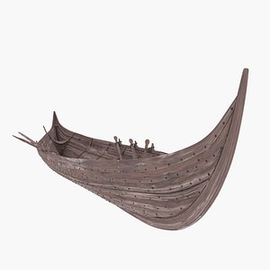 3D godstak viking boat
