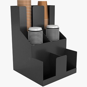 Cups Organizer Dispenser 3D model