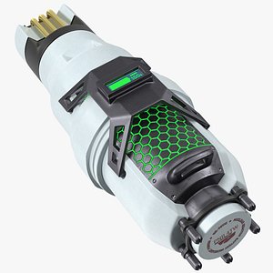 Futuristic Sci Fi Energy Cell