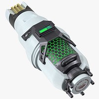 Futuristic Sci Fi Energy Cell