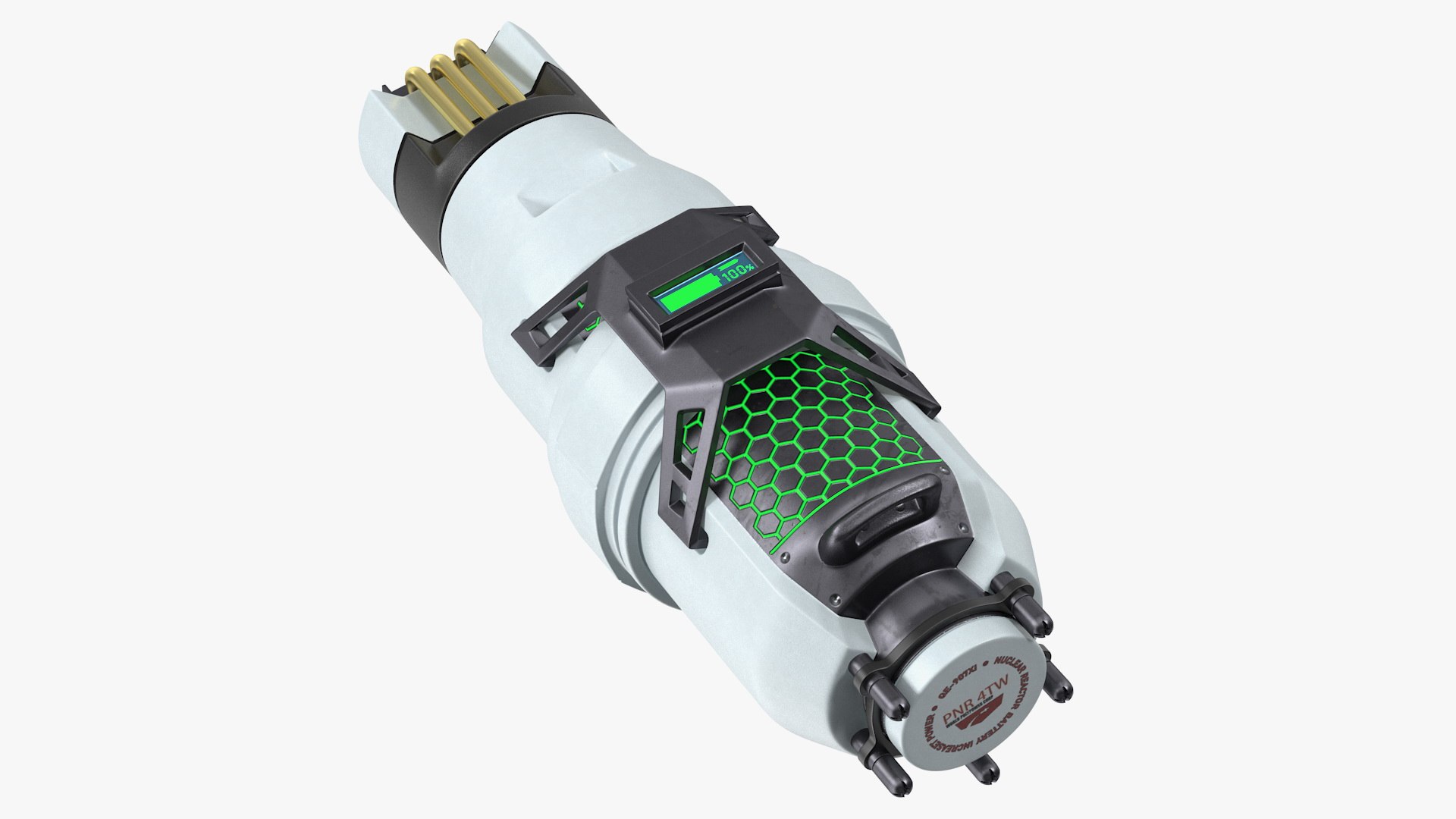 Futuristic Sci Fi Energy Cell 3D model preview