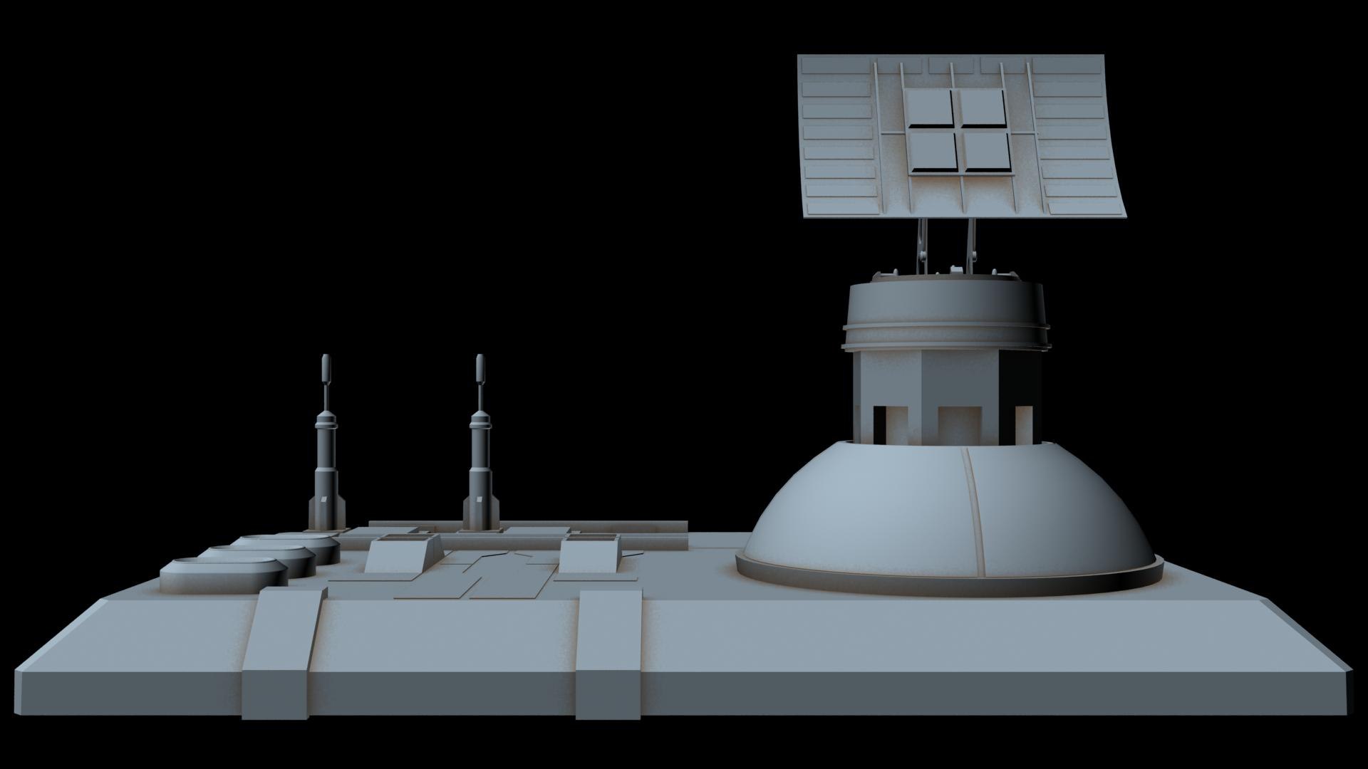 Sci-fi Radar Station 3 3D - TurboSquid 1210961