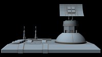 Sci-fi Radar station 3