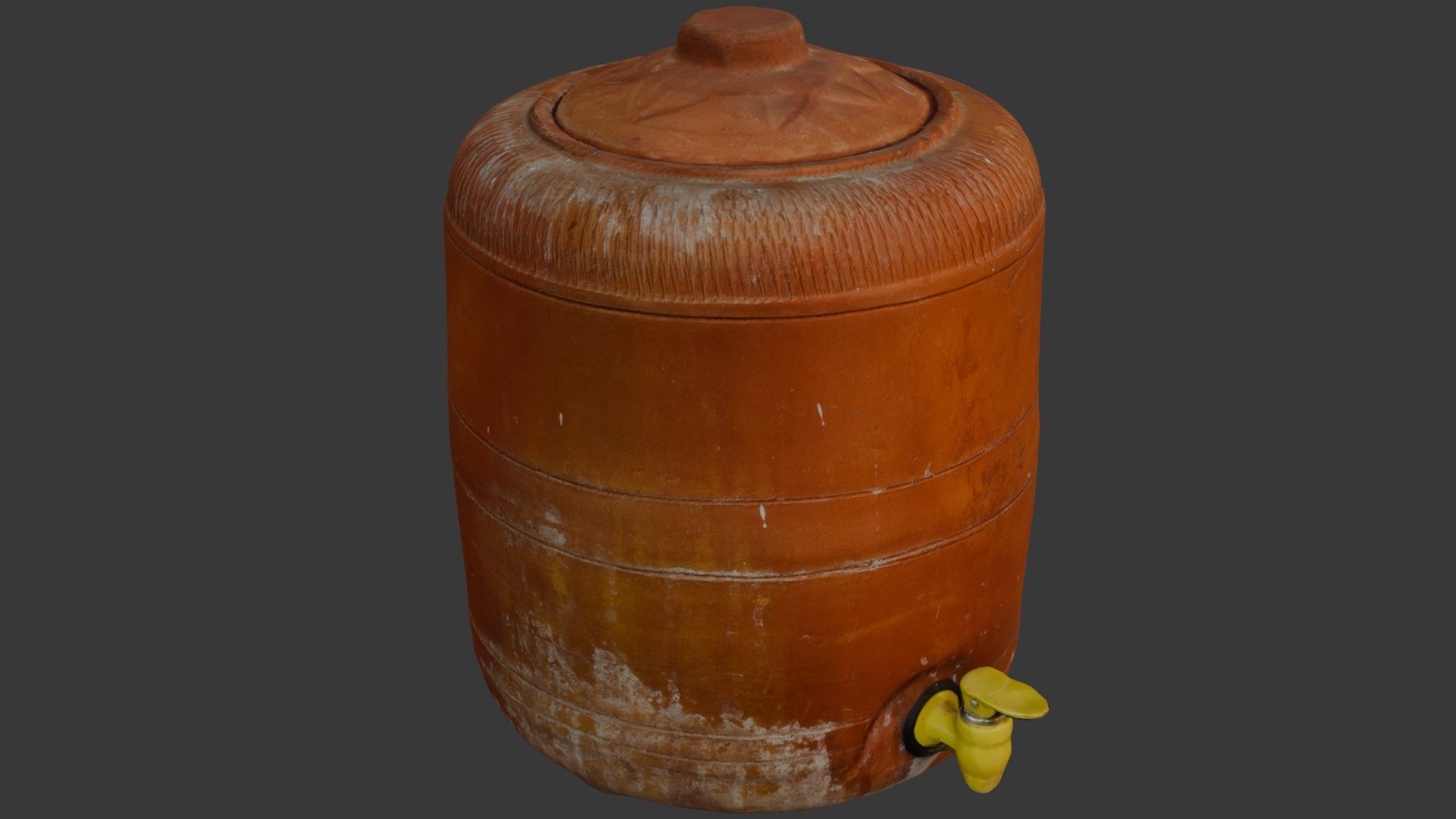 3D Traditional Terracotta Water Pot Scan With Lid https://p.turbosquid.com/ts-thumb/cg/89QrTx/sm/01/jpg/1762407927/1920x1080/fit_q87/132b2ca68197aa78938d4374fb74ef27cb945015/01.jpg