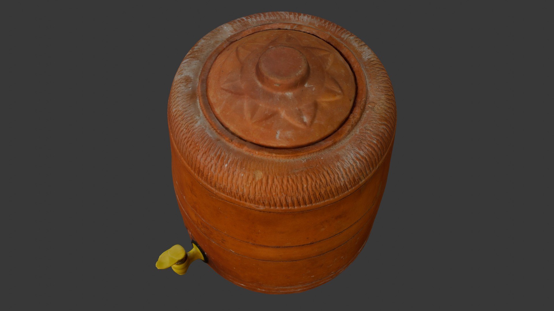 3D Traditional Terracotta Water Pot Scan With Lid https://p.turbosquid.com/ts-thumb/cg/89QrTx/zN/05/jpg/1762407929/1920x1080/fit_q87/79534141c1250954a9e2dee46ff3c4d22de1d799/05.jpg