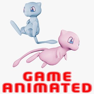 3D POKEMON Mew Animated Game Already model