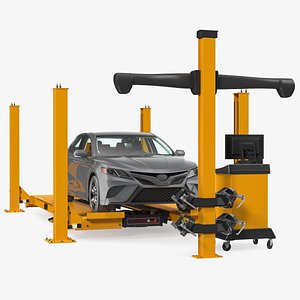 3D wheel alignment equipment car model