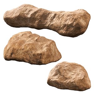 Low Poly Rocks 13 3D model