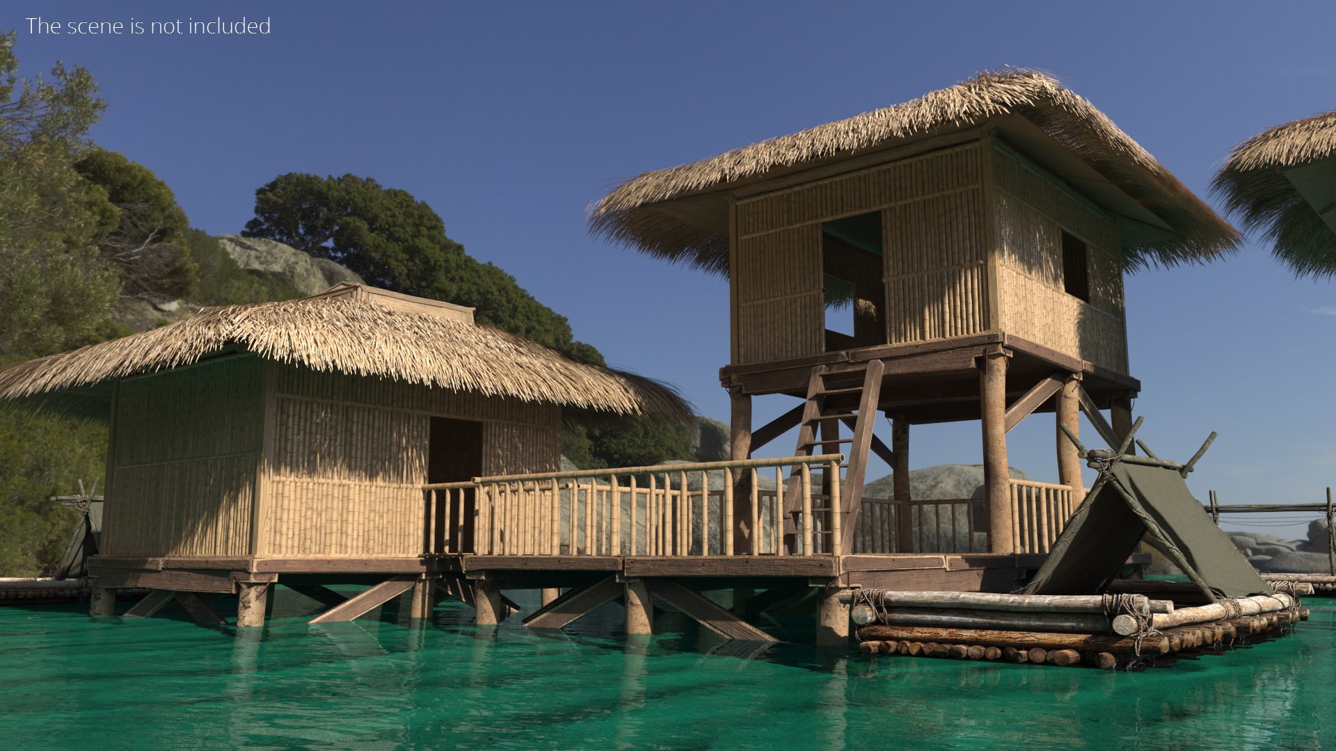 3D Overwater Bamboo Huts with Connecting Deck and Raft https://p.turbosquid.com/ts-thumb/cg/QoaS4P/T3/overwater_bamboo_huts_with_connecting_deck_and_raft_003/jpg/1759314373/1920x1080/fit_q87/55901d08c7cb6483e91b48efe0a520662a3689bb/overwater_bamboo_huts_with_connecting_deck_and_raft_003.jpg