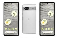 Google Pixel 7A White Low Poly