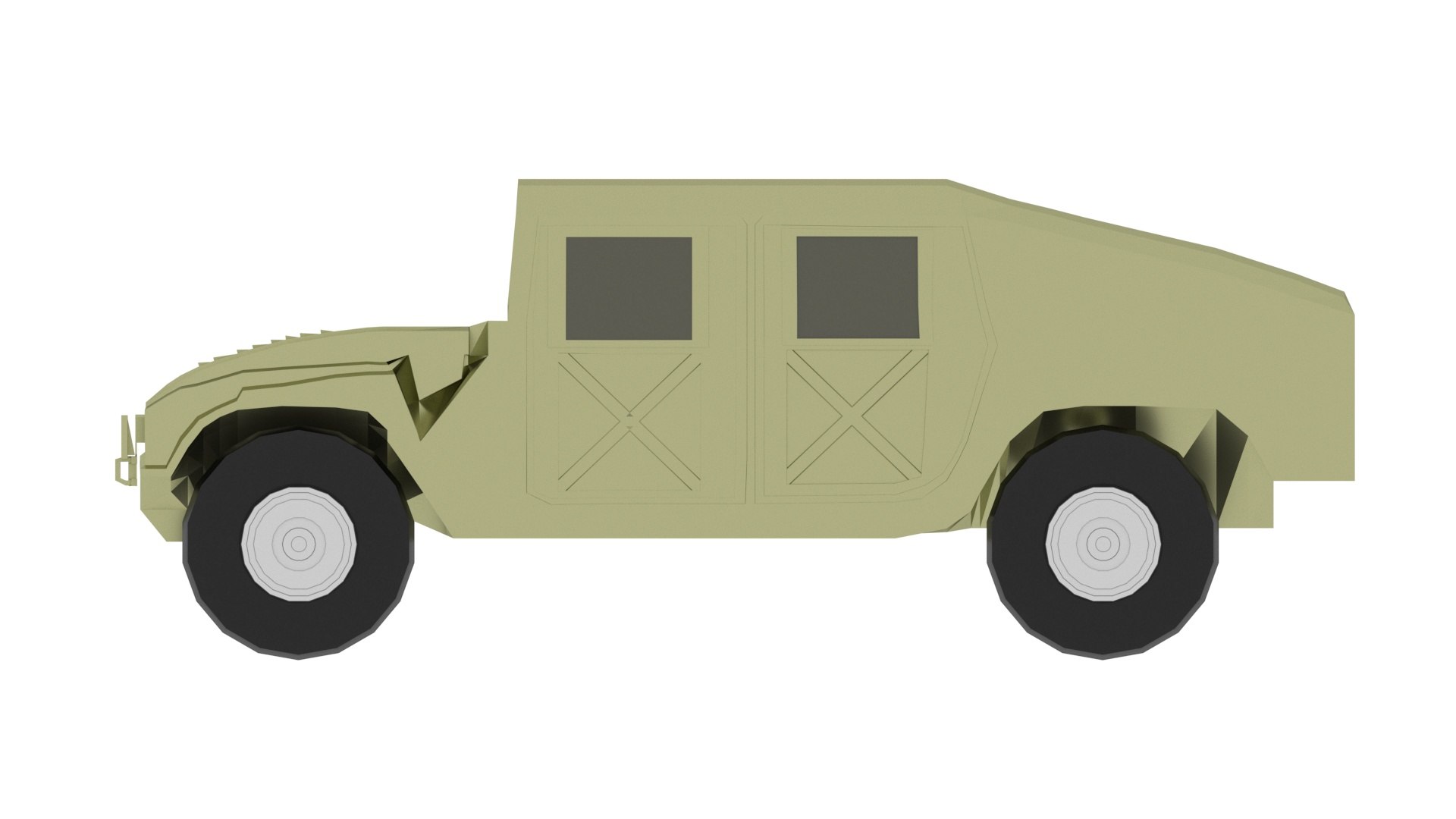 HMMWV Military Humvee Model TurboSquid 1905532