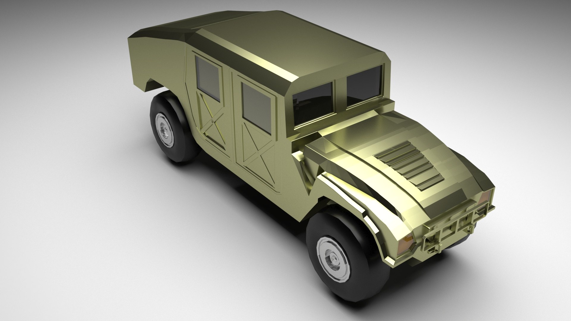 HMMWV Military Humvee Model TurboSquid 1905532