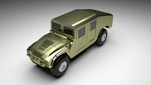HMMWV Military Humvee model