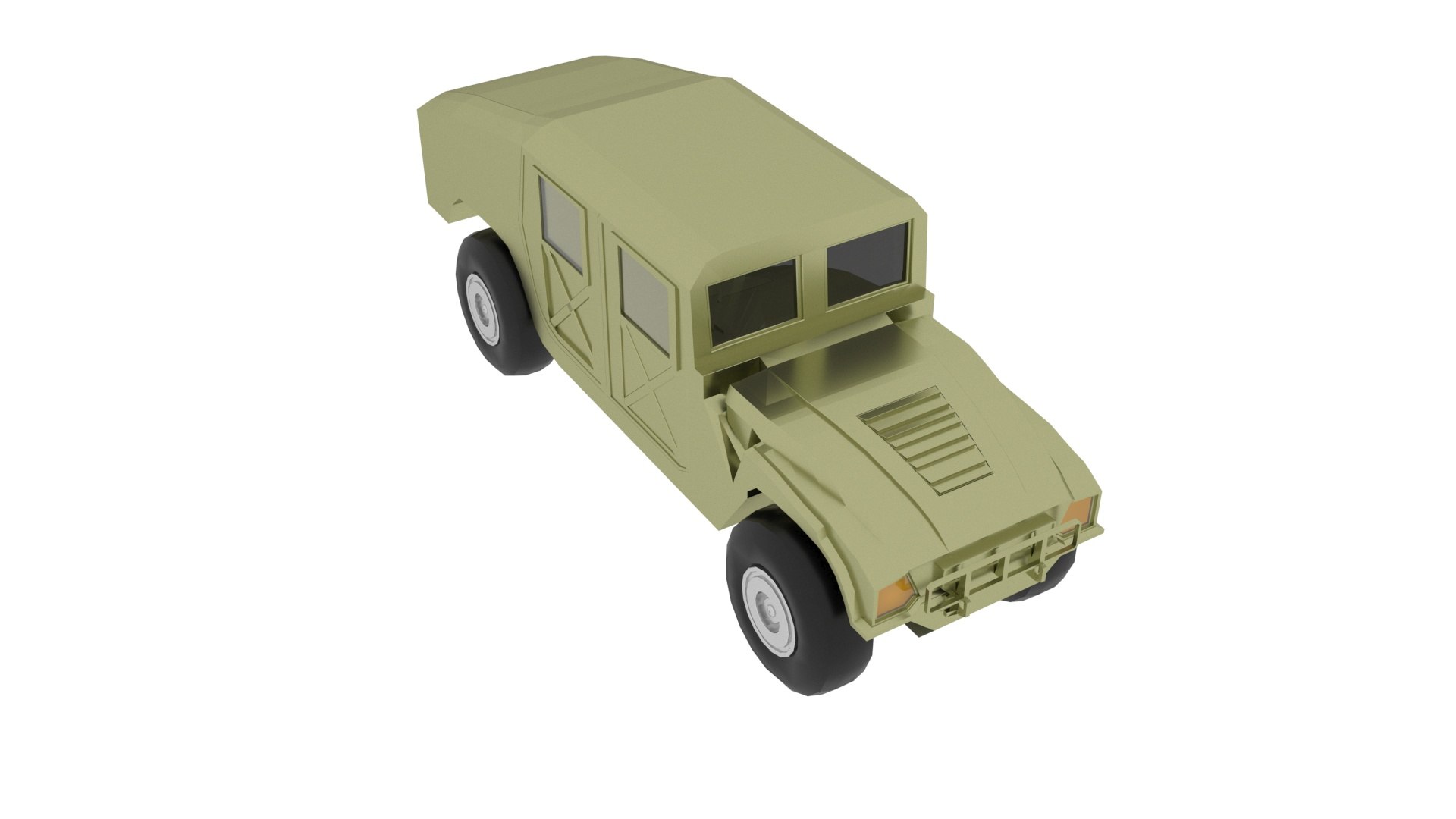 HMMWV Military Humvee Model TurboSquid 1905532