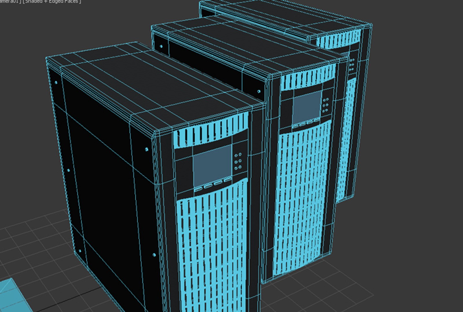 3d Ups Uninterruptible Power Supply Model