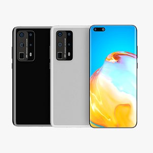 3D huawei p40 pro phone