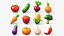 Stylized Fruits and Vegetables Pack