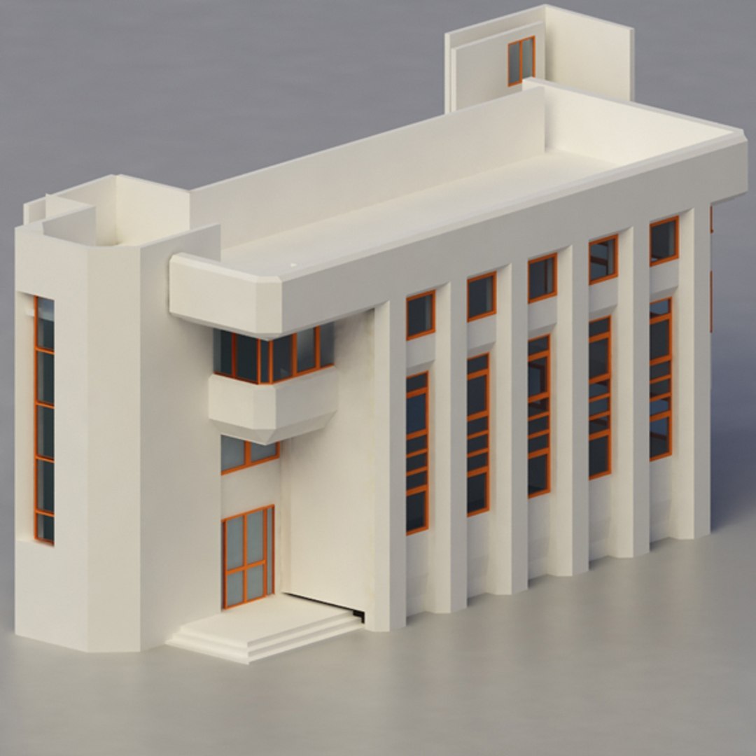 Building Exterior Multi Purpose 3d Dxf