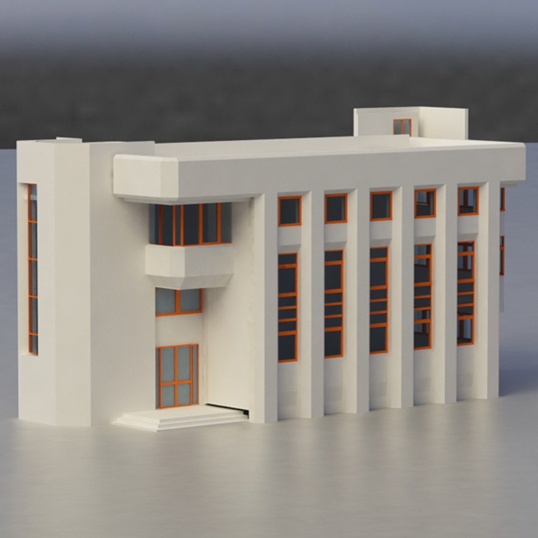 Building Exterior Multi Purpose 3d Dxf