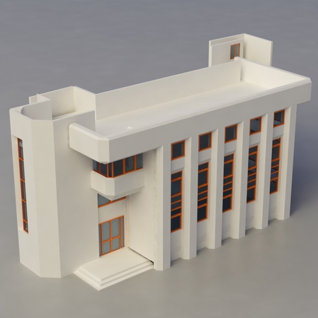 Building Exterior Multi Purpose 3d Dxf