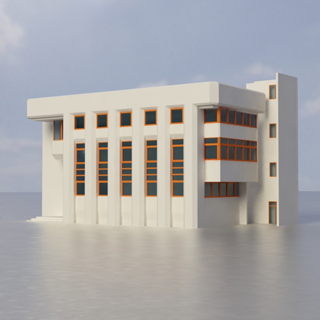 Building Exterior Multi Purpose 3d Dxf