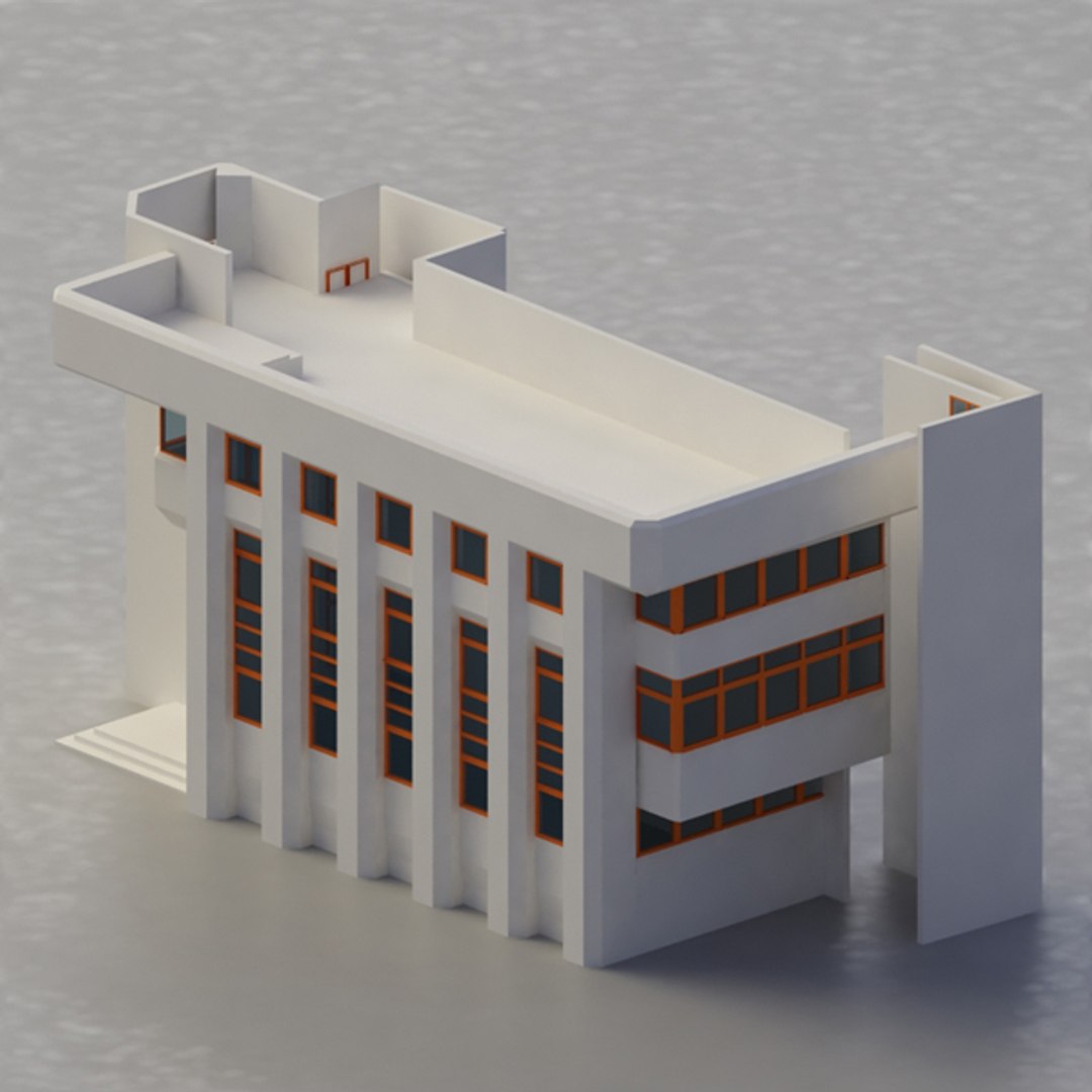 Building Exterior Multi Purpose 3d Dxf
