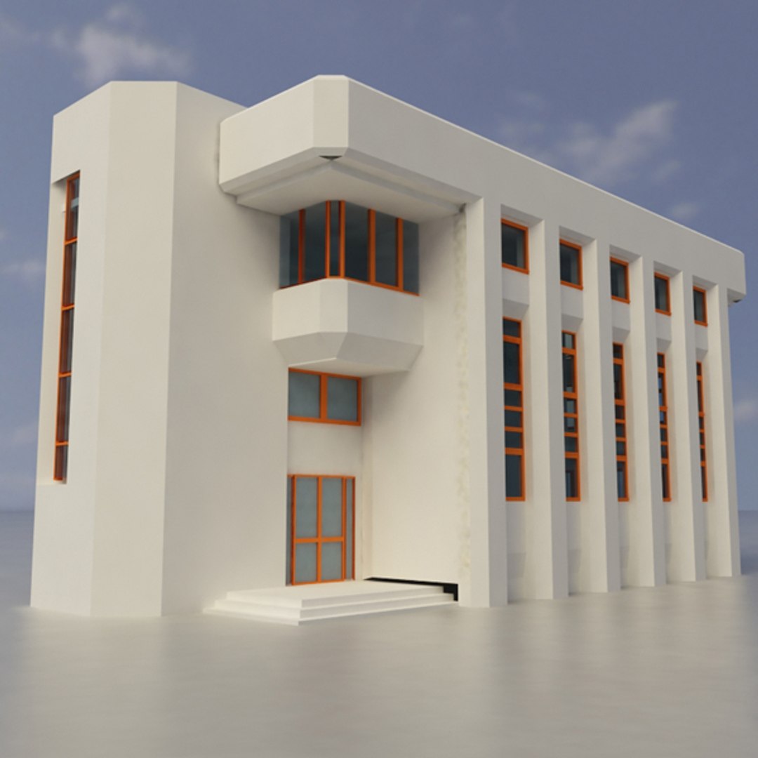Building Exterior Multi Purpose 3d Dxf