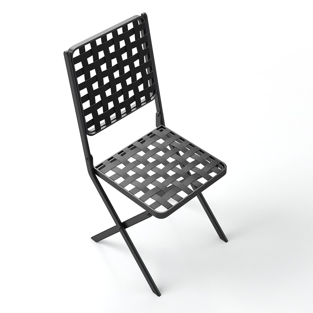 Garden Metal Chair 3D Model TurboSquid 1738124