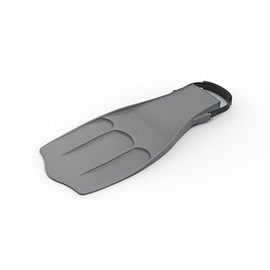 scuba fins 3d model