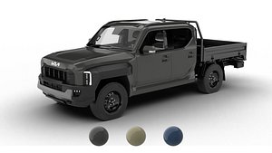 3D Kia Tasman Chassis 2026 HQ 3d model