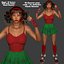 PERSONAJE BARBIE DE PIEL MARRÓN REALISTA AAA - LISTO PARA EL JUEGO EQUIPADO
